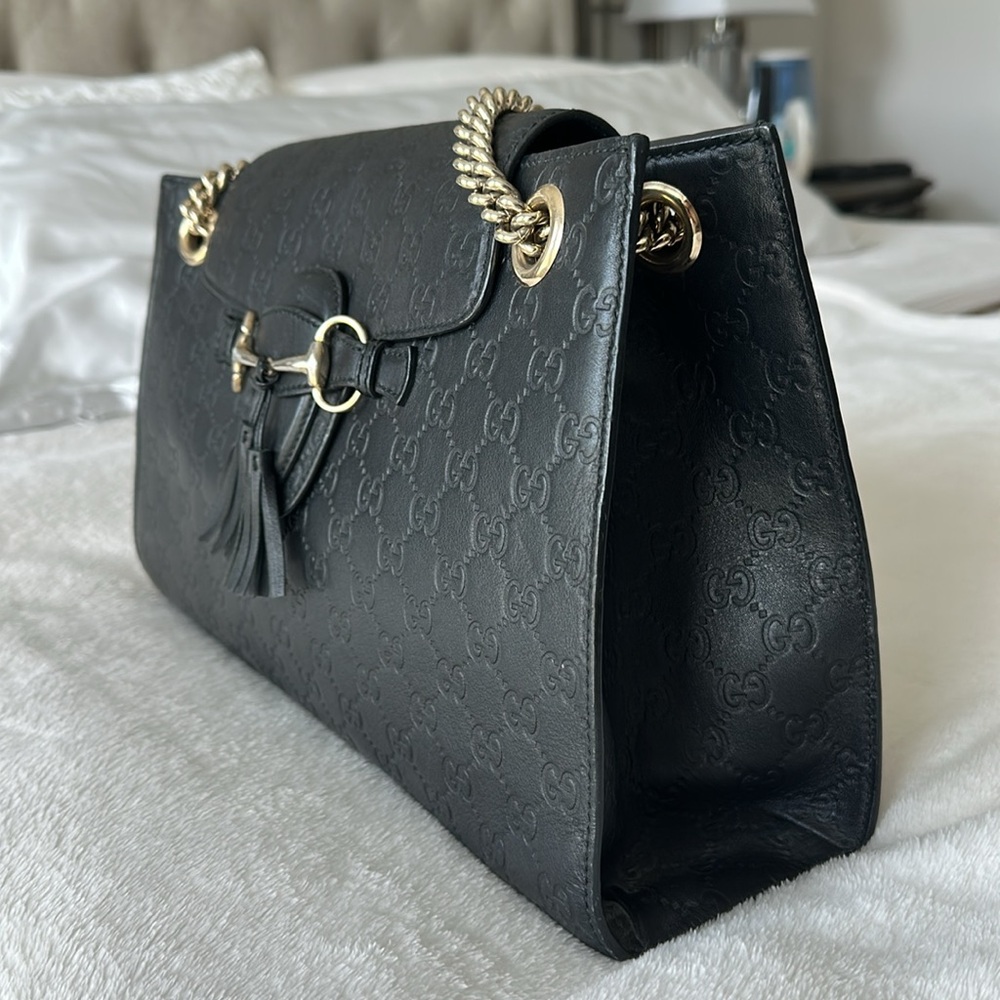 Large Guccissima Emily Shoulder Bag - Picture 10 of 14